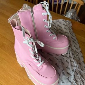 Demonia boots size 11 /41 vegan leather unworn